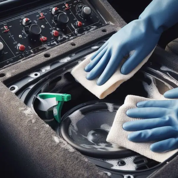 car speakers cleaning 